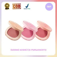 BNB Barenbliss Moist Mochi Paste Powder Blush 12H Lasting | Multi-Use Cream Blush 01 Berry Lava