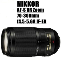 New Nikon Zoom AF-S 70-300mm f/4.5-5.6G IF-ED VR Autofocus Lens For D850 D750 D810 D7500 D7200 D7100 D5600 D5500 D5300 D3400