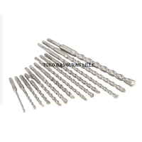 Mata Bor Beton 12 mm Bor Batu Hebel Tembok SDS Plus 12mm Drill Bit Concrete Dinding Hebel