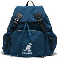 【蛇年最高折233】KANGOL 土耳其藍 旅行包 後背包 拉鍊 抽繩 素色 (布魯克林) 6955320182