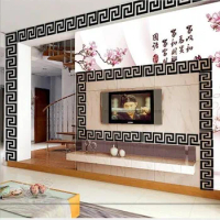 20Pcs 10*10CM Waist line Mirror Sticker DIY Modern Acrylic Mirror Wall Stickers for Living Room Home Decoration