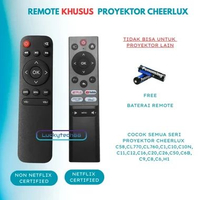 Remote Control Proyektor Cheerlux CL770 C9 Series NETFLIX CERTIFIED