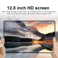 【Free Keyboard】2025 Tablet S13 Baru Galaxy Tab 12.8Inch 16Gb+1Tb Tablet Baru Tablet Pembelajaran Tab
