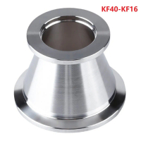 KF40–KF16 Vacuum Tapered Reducer, 304 Stainless Steel for KF Vacuum Pipe Fittings