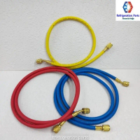 CZ gas hose pendek 1m / 1.5m /1.8meter paip meter pengecasan charging hose refrigerant gas pipe airc