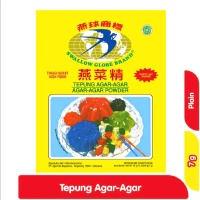 Swallow Globe Tepung Agar-Agar Plain 7 g Tinggi Serat High Fiber Agar-Agar Powder