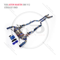 HMD Titanium Exhaust System Performance Catback for Aston Martin DBS V12 6.0L Muffler With Valve