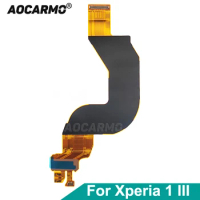 Aocarmo For Sony Xperia 1 III / X1iii MARK3 LCD Screen Motherboard Connection Flex Cable Replacement Part