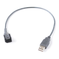 สายเคเบิลอะแดปเตอร์รถยนต์ USB สำหรับวิทยุ รองรับ Ford, Nissan และ JAC