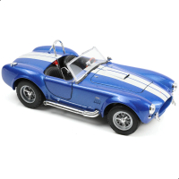 Model Mainan Kereta Cobra 427 S / C Shellby, Skala 1 / 24, Diecast Logam, Model Kenderaan Klasik, Mo