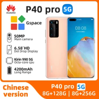HUAWEI P40 Pro 5G Smartphone Android 6.58 Inch 50MP+32MP 256GB ROM 8GB RAM Mobile Phones IP68 Waterproof Used Phone