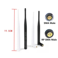 2.4G Antenna 6dbi Omnidirectional high-gain Wireless Router Wifi Network Card Module Box Bluetooth Antenna 1pc