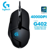 Logitech G402 Hyperion Fury Gaming Mouse with 4000DPI High Speed Fusion Engine 32-BIT ARM Processor for Windows 10 8 7