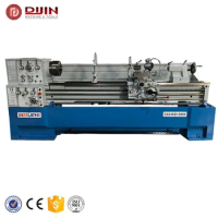 Big bore 82mm conventional lathe machine gap bed lathe heavy bench lathe metal working machine factory directly sell