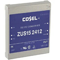 ZUS152412  15W /12V  隔離式DC/DC電源轉換器 Cosel ZUS系列 轉換電壓穩壓器(含稅)【佑齊企業 iCmore】