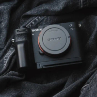 Wood Ebony Walunt Camera Plate Hand Grip for Sony A7CR A7C2 A7c II Quick Release Arca Swiss Camp Tripod mount