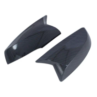 Car Ox Horn Rearview Side Glass Mirror Cover Trim Frame Side Mirror Caps For Toyota Corolla Cross 2021 2022