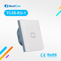 BroadLink Bestcon TC2S 1gang Single Line Smart Remote Touch Switch EU Works with Alexa Google Assistant IFTTT