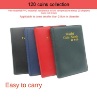 Coin Book 4 Colors High Quality Material Easy To Store High Temperature Resistant Porous Site Collection Book Storage Book Pvc