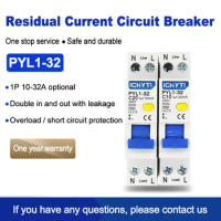 18MM 230V RCBO 1P+N Residual Current Differential ELCB RCD RCBO Automatic Circuit Breaker With Over Current Leakage Protection