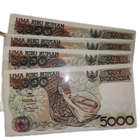 Uang Kuno 5000 Rupiah Seri Sasando Rote 1992 Gress Unc - Koleksi Uang Langka harga untuk per lembar