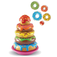 【Learning Resources】甜甜圈堆疊遊戲(親子遊戲 益智成長 原裝進口)