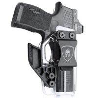Sig P365 Polymer Clear Holsters with Claw Fit Sig Sauer P365 / P365 SAS / P365X / Sig Sauer P365XL Pistol with Red Dot Gun Bags