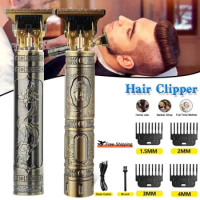Professional T9 Hair Clipper Electric Trimmer For Men Barber Beard Trimmer USB Rechargeable Electric Hair Clipper Cutting Machi