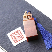Natural Stone Personal Seal Customize Calligraphy Painting Seals Chinese Name Special Stamp Artist Teacher Painter Clear Stamps