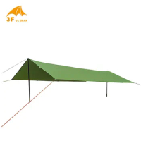 Free Shipping 3F UL Gear 15D silnylon coated Light Weight 3*3 / 4*3 /5*3 Meters Canopy Tarp Tent
