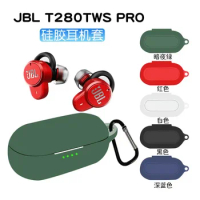 Silicone Protective Cover Shell Anti-fall Earphone Case for JBL Tune 280TWS PRO Wireless Bluetooth Earphones Accessories Funda