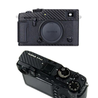 Carbon fiber Camera body Decal skin Protective Sticker Protector For Fujifilm Fuji X-pro2 X-Pro3 XPROII XT30 XE3 XE4 decoration