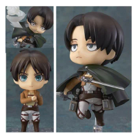 Attack on Titan Levi Rivaille Rival Eren Ackerman Mikasa Mobile Cleaner Action Figure Toys Doll Collection Christmas gift 10cm
