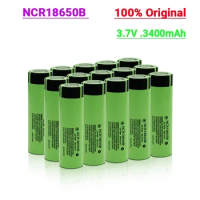 100% latest original 18650 battery NCR18650B 3.7V 3400mah 18650 lithium rechargeable battery suitable for flashlight batteries