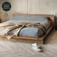 dipan minimalis sayap kayu jati tua 160x200