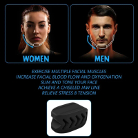 Mainan olahraga ILAMVIE Alat Latihan Rahang Silicone Jaw Trainer Mastic Ball 2 PCS - LV-32 Premium