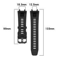 Silicone Watch Band For Huami Amazfit T-Rex2 Strap Bracelet Replacement Wristband For Amazfit T Rex 2 Sport Watchband Correa