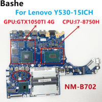 For Lenovo Legion Y530-15ICH Laptop Motherboard NM-B702 CPU i7-8750 GTX1050TI 4GB PN 5B20R66253 100% Tested
