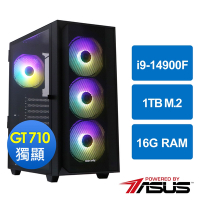 華碩H610平台[夜風狂士]i9-14900F/16G/GT710/1TB_M2