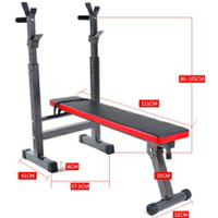 摺疊式舉重床  市場最低買貴賠10倍專案 椅臥推床臥推架舉重床器材器材重量訓練品H01