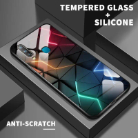 Hard Case Glass Kaca For V*vo Y17 Y17s Y15 Y15s Y15a Y15c Y16 Y19 Y12 Y12a Y12s Y12i Y11 2019 Y11s C