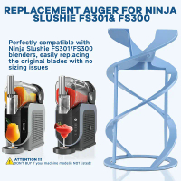 Alat Ganti Auger, Untuk Ninja Slushie FS301 & FS300, Tuangan Bersepadu, Bebas BPA, Aksesori Mesin Sl