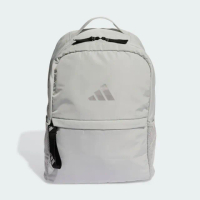 【adidas 愛迪達】Adidas Sport Padded Backpack 後背包 肩背包 書包 運動 休閒 訓練 通勤 灰綠(IJ8379 ∞)