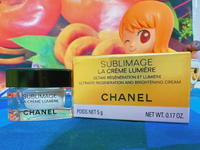 CHANEL 香奈兒奢華金燦煥白乳霜5ml 玻璃瓶 5ml 全新百貨專櫃貨（旅行用）2027.03