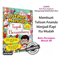 Buku Belajar Menulis - Latihan Menulis Tegak Bersambung Untuk TK & SD