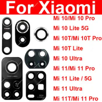Rear Camera Glass Lens With Adhesive Sticker For Xiaomi Mi 10 10T 11 11T Pro Mi 10 11 Lite Youth 5G Mi 10 11 Ultra Back Lens