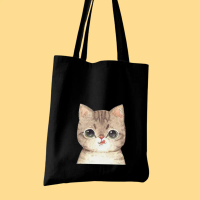 SERBA SEPULUH - Tote Bag Tas Jinjing Wanita/Pria Bahan Kanvas Ukuran Besar 35x40 Muat Laptop 13 Inch