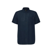 【Mammut 長毛象官方直營】Alvra Summer Shirt 透氣吸濕排汗短袖襯衫 男款 海洋藍 #1015-01580