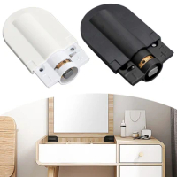 2pcs Dressing Table Hinges Hydraulic Buffer Hinge Support Connector Hinge Concealed Soft Close Hinges Furniture Hardware