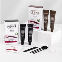 Iconsign Henna Brow Tint Kit Eyebrow Makeup Pewarna Alis Natural Tahan Lama Waterproof Profesional K